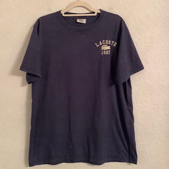 Lacoste Men’s T- Shirt Short Sleeve Made In France Size 7 - Picture 1 of 9
